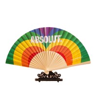 Customized Single-sided paper fan Japanese style excellent quality bamboo fan folding fan