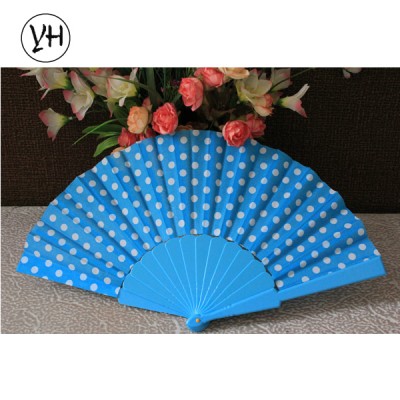 Promotional dot pattern hand fan